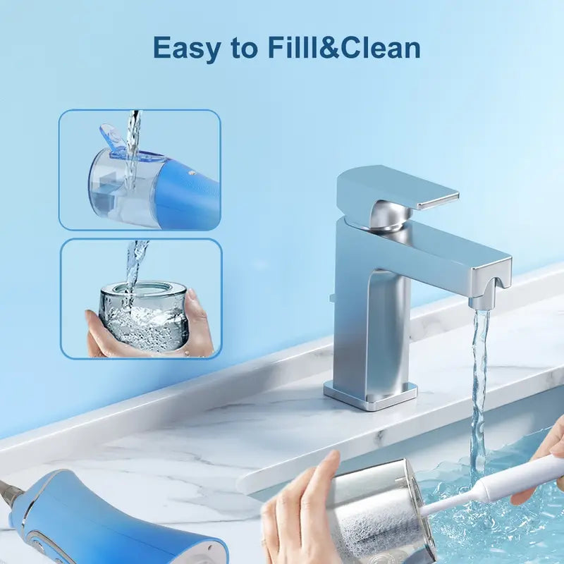 7 Modes Cordless Rechargeable Water Dental Flosser Pick