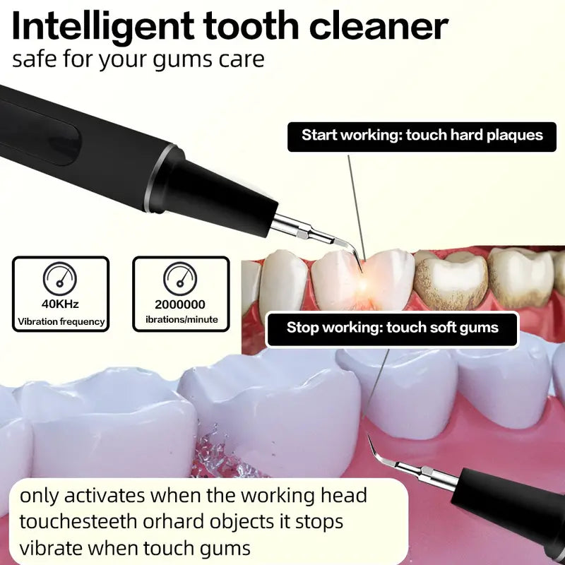 Dental Calculus Remover Teeth Cleaning Kit With LED Light-NBGRLVS