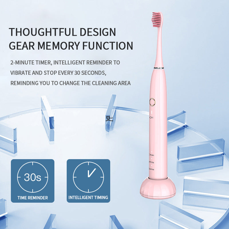 NBGRLVS Electric Toothbrushes with 3 Brush Heads-NBGRLVS