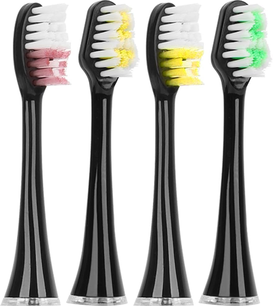 NBGRLVS Toothbrush Replacement Heads， 3 Brush Heads-NBGRLVS