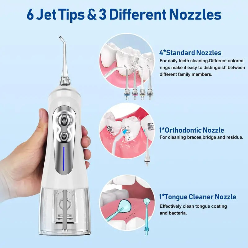 Cordless Water Flosser for Teeth Cleaning-NBGRLVS