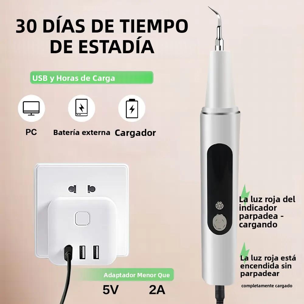 Plaque/Tartar Remover for Teeth, Dental Calculus Remover Teeth Cleaning Kit with LED Light & 5 Adjustable Modes