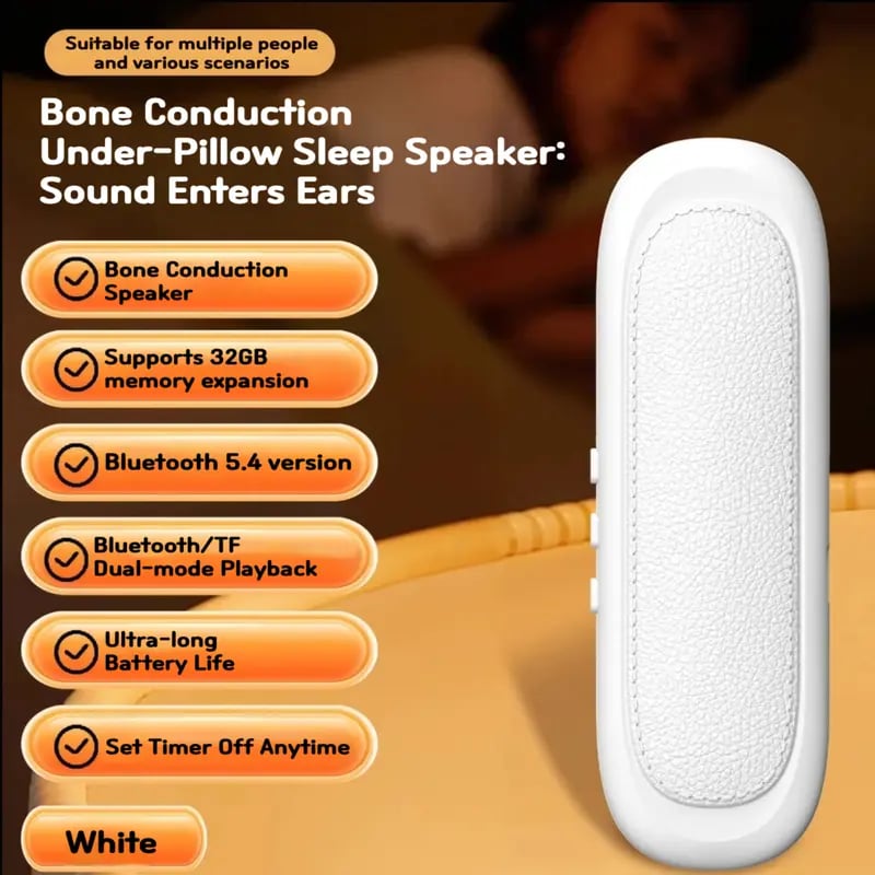 (🎉2026 New Year Sale 50% OFF) Under Pillow Speakers for Sleeping Bluetooth