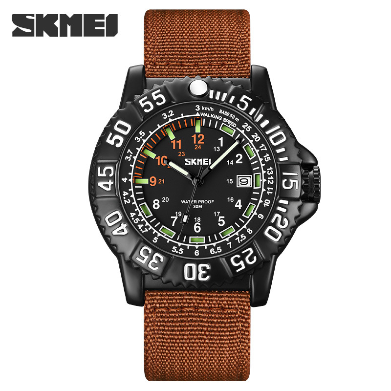 SKMEI Quartz Watch Nylon Strap Men