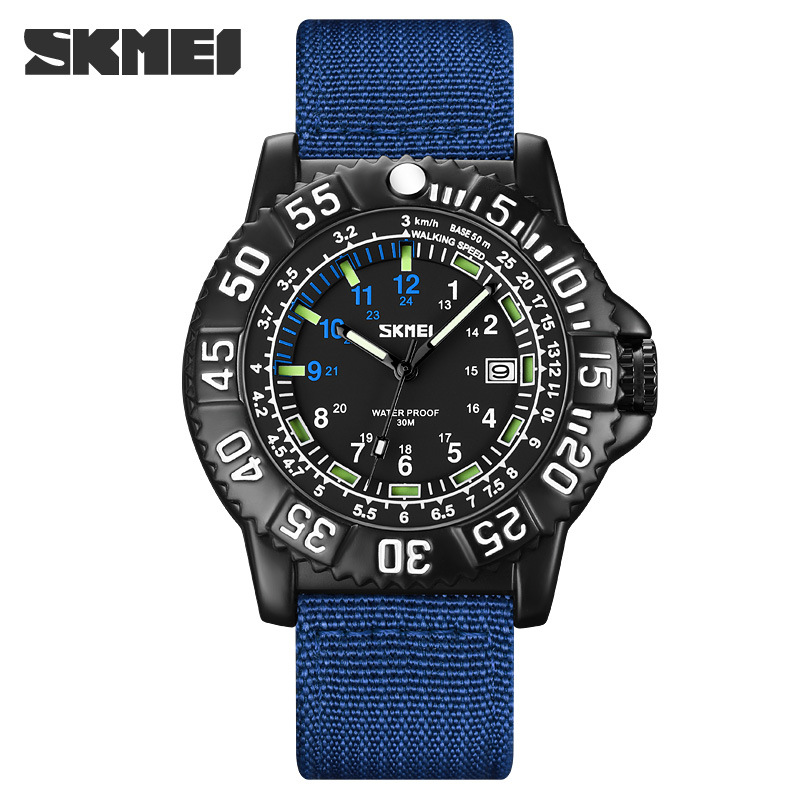 SKMEI Quartz Watch Nylon Strap Men