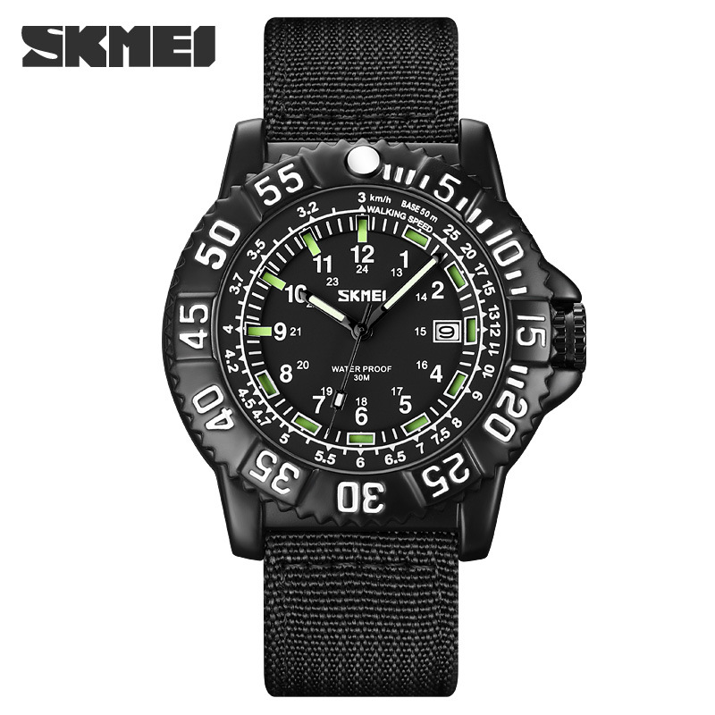 SKMEI Quartz Watch Nylon Strap Men