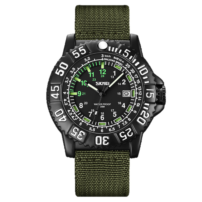 SKMEI Quartz Watch Nylon Strap Men