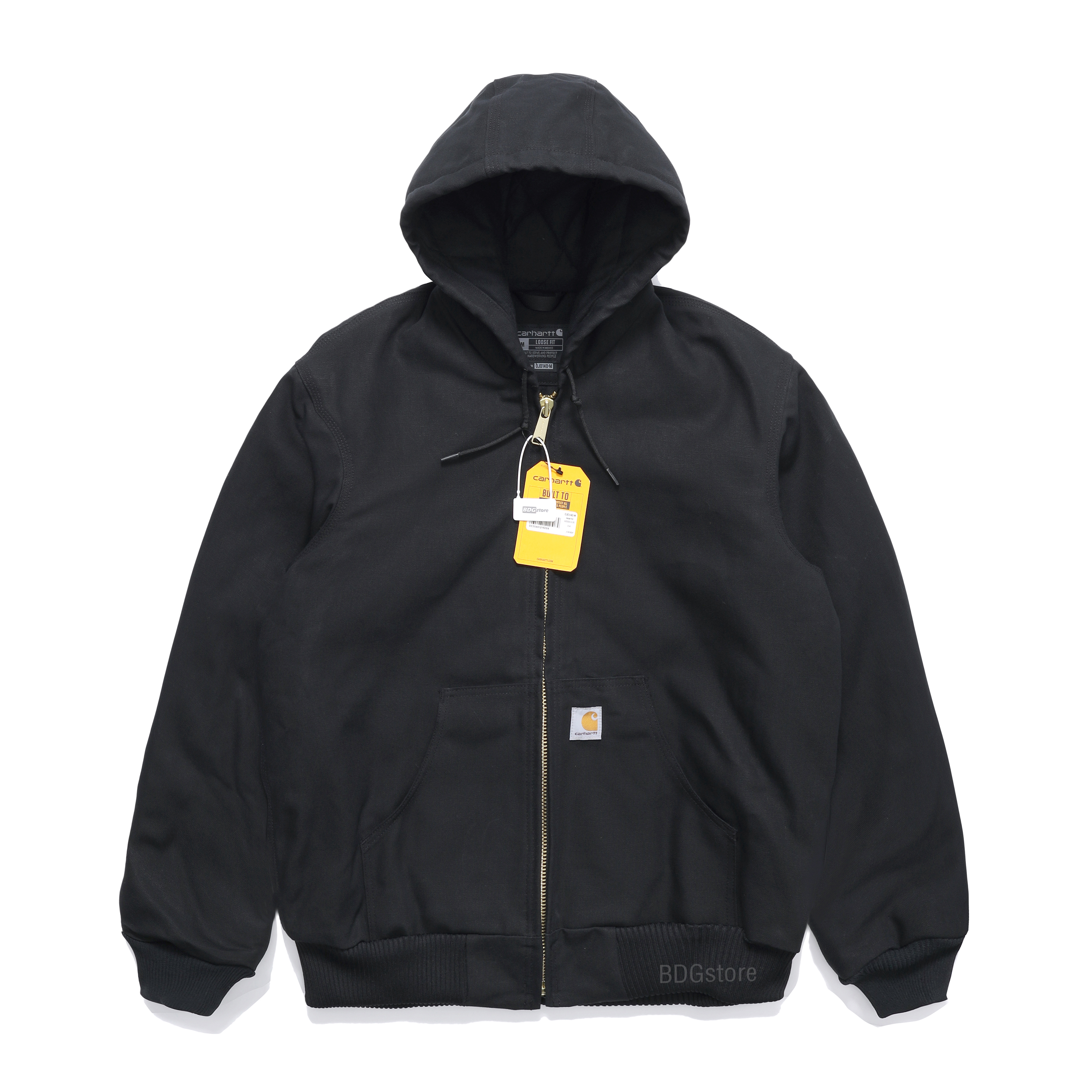 Carhkhjgartt Men's J140 Loose Fit Firm Duck Insulated Flannel-Lined Active Jac