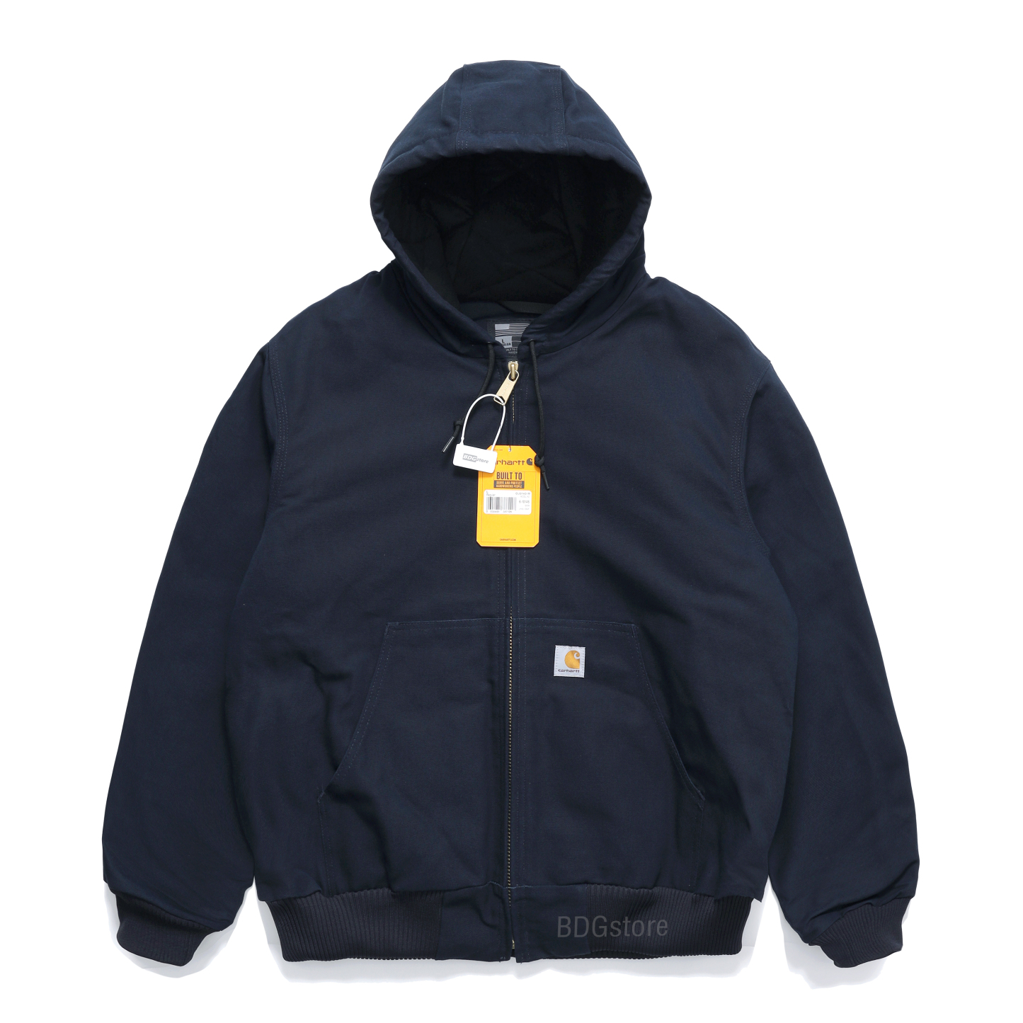 Carhkhjgartt Men's J140 Loose Fit Firm Duck Insulated Flannel-Lined Active Jac