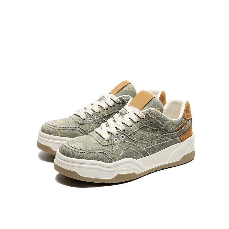 Painted, trendy, comfortable, shock-absorbing and wear-resistant, fashionable and versatile low-top sneakers for couples, same style for men and women