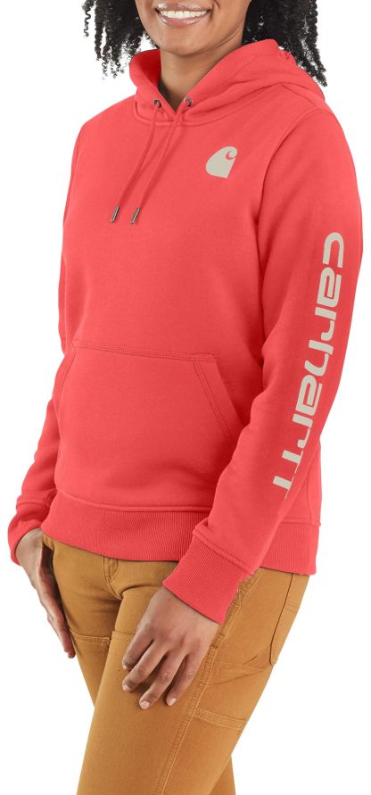 Carhkhjgartt Women's Clarksburg Graphic Sleeve Pullover Sweatshirt