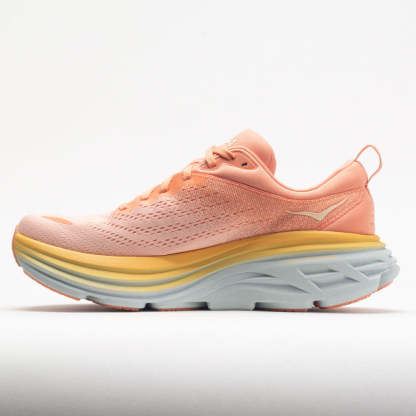 HOKA Bondi 8 Shell Coral/Peach Parfait