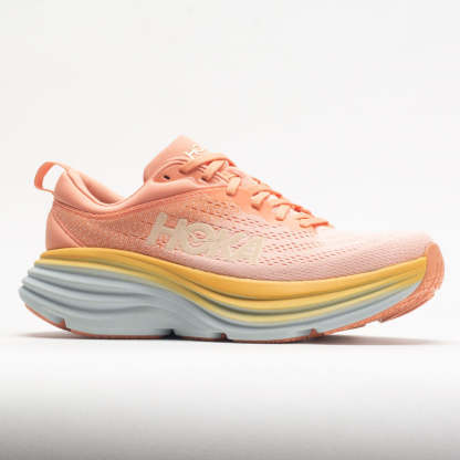 HOKA Bondi 8 Shell Coral/Peach Parfait