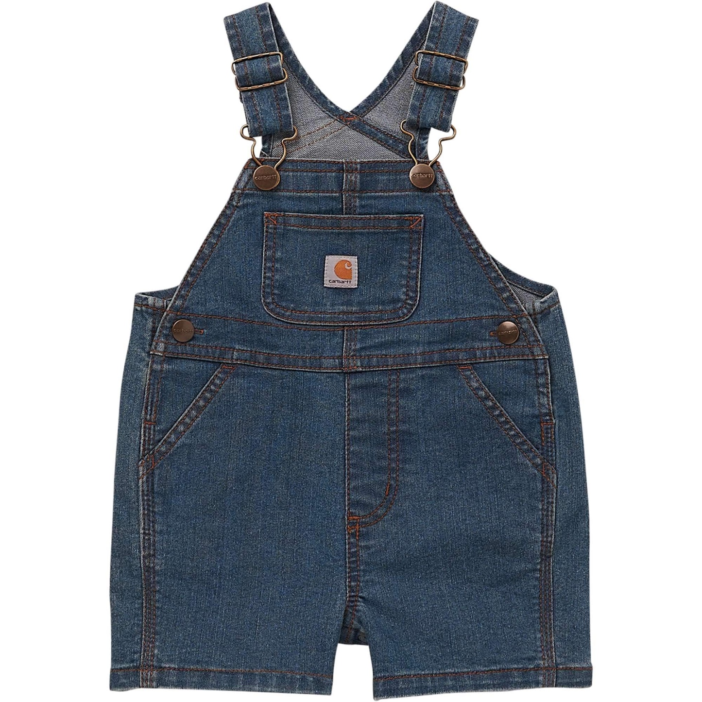 Kids' Rugged Flex Loose Fit Denim Shortall