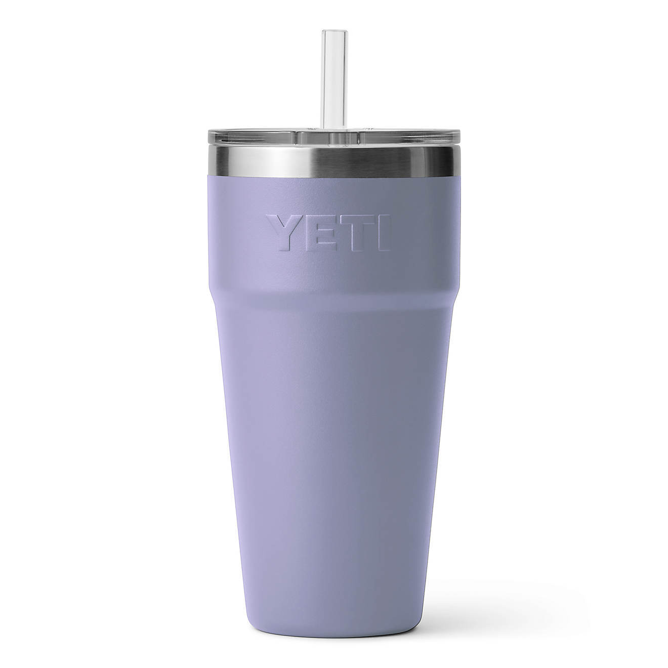 YEkhjgTI Rambler 26 oz Stackable Cup with Straw Lid