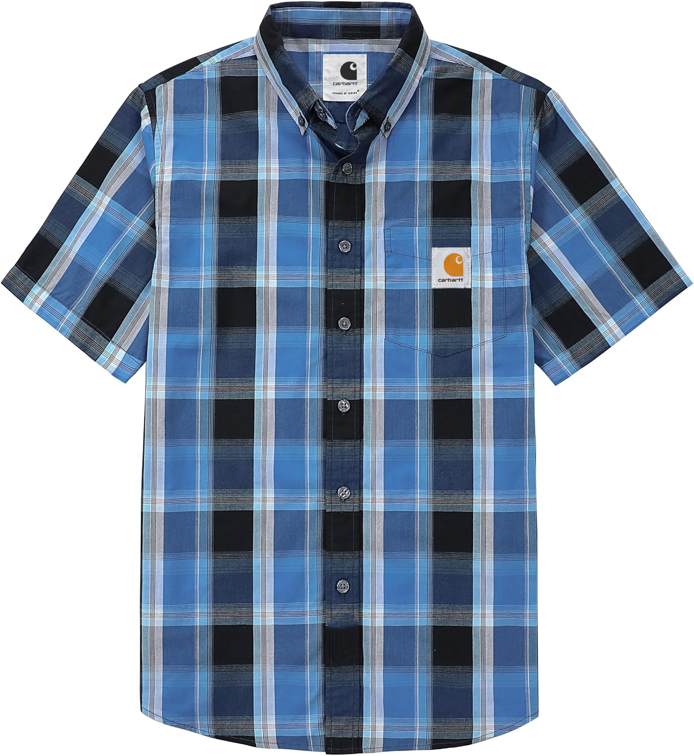 Carhkhjgartt Men's Short Sleeve Button Down Shirt 