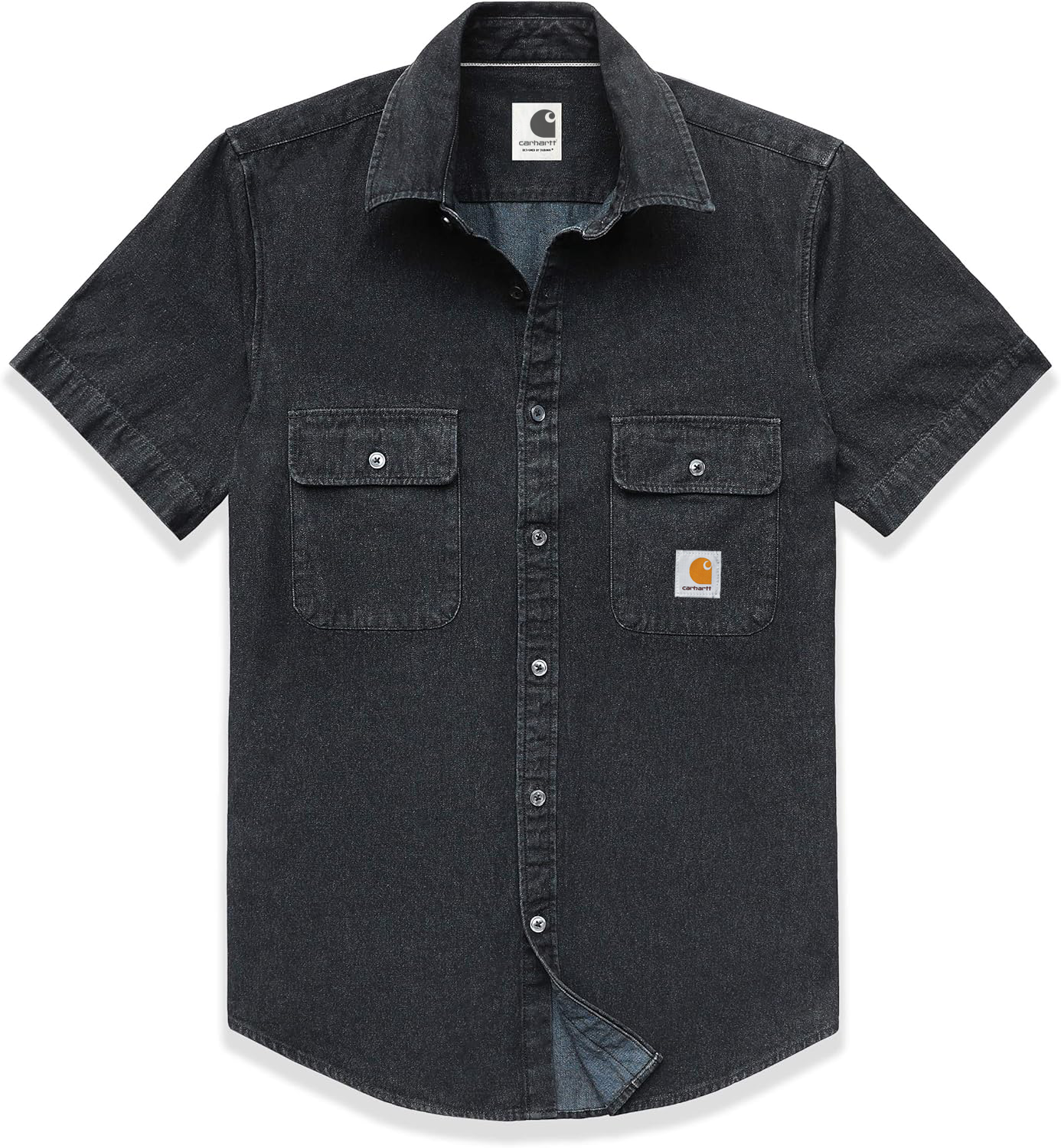 Carhkhjgartt Men's Short Sleeve Button Down Shirt
