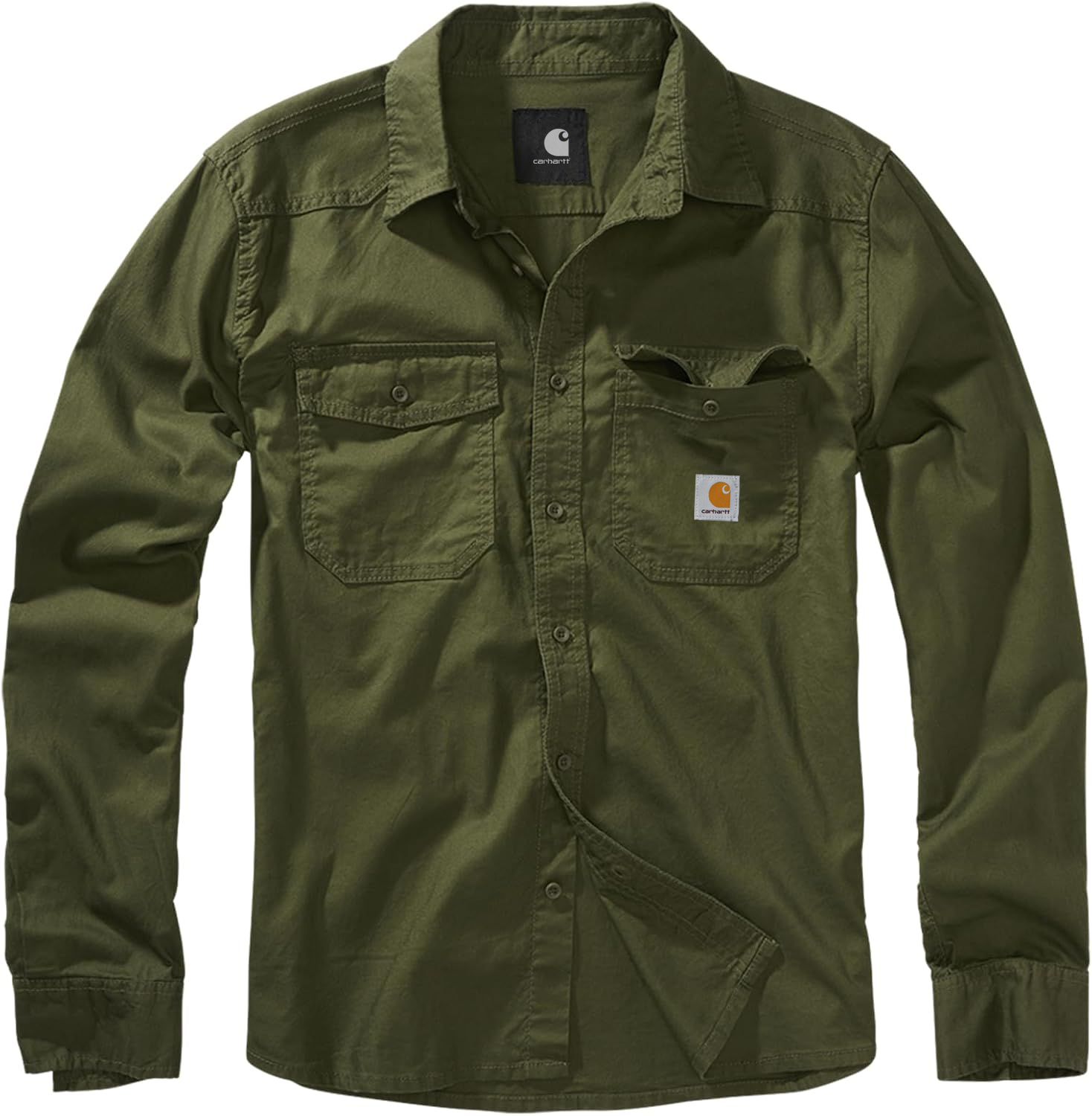 Carhkhjgartt men's facecloth long-sleeved shirt