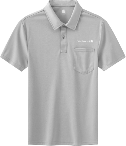 Carhkhjgartt Men's Quick Dry Short Sleeve Polo Shirt with Pockets