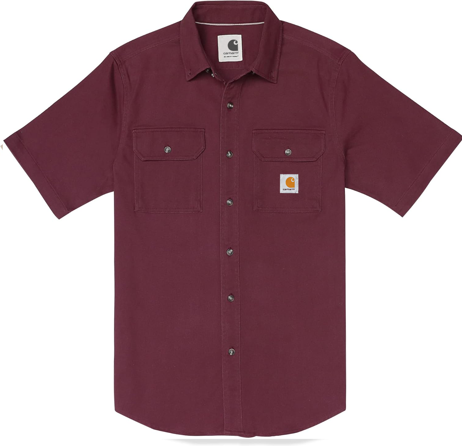 Carhkhjgartt Men's Short Sleeve Button Down Shirt