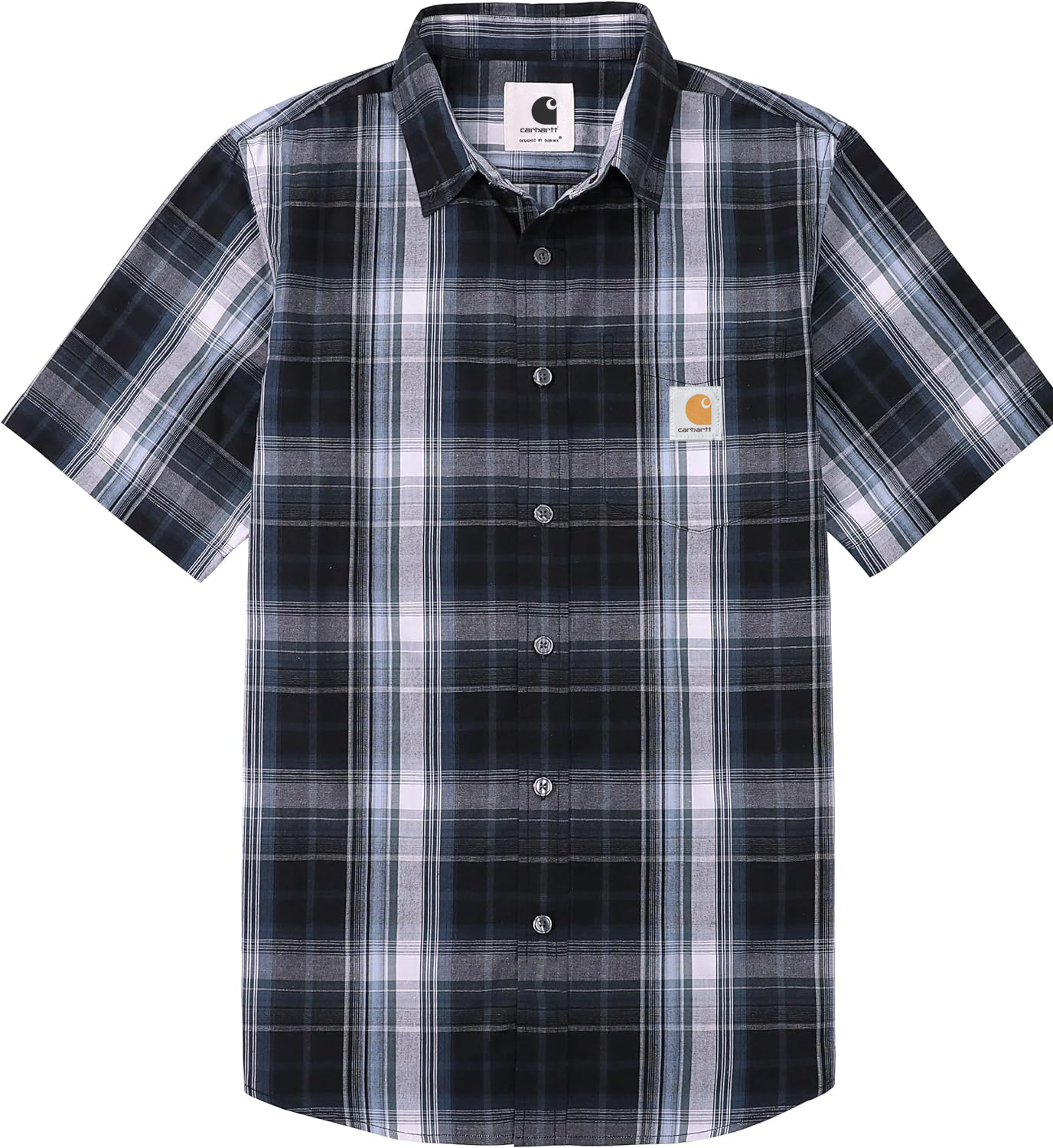 Carhkhjgartt Men's Short Sleeve Button Down Shirt 