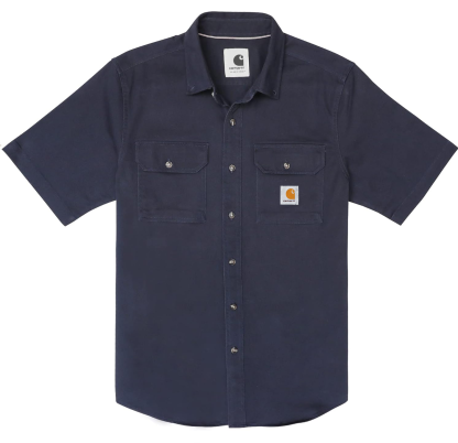 Carhkhjgartt Men's Short Sleeve Button Down Shirt