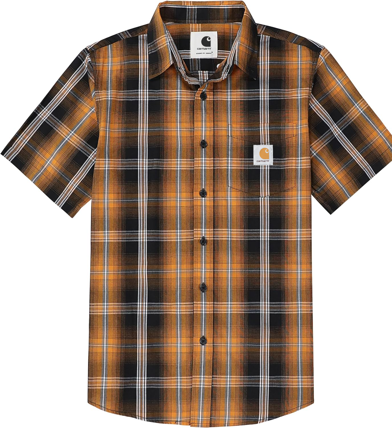 Carhkhjgartt Men's Short Sleeve Button Down Shirt 