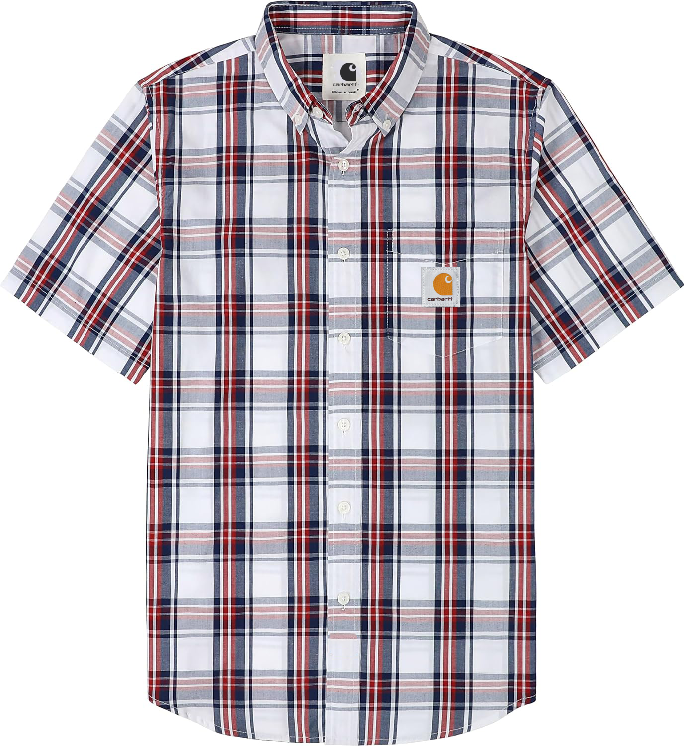 Carhkhjgartt Men's Short Sleeve Button Down Shirt 