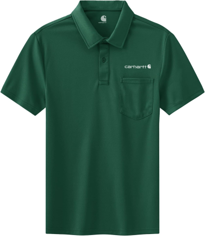 Carhkhjgartt Men's Quick Dry Short Sleeve Polo Shirt with Pockets