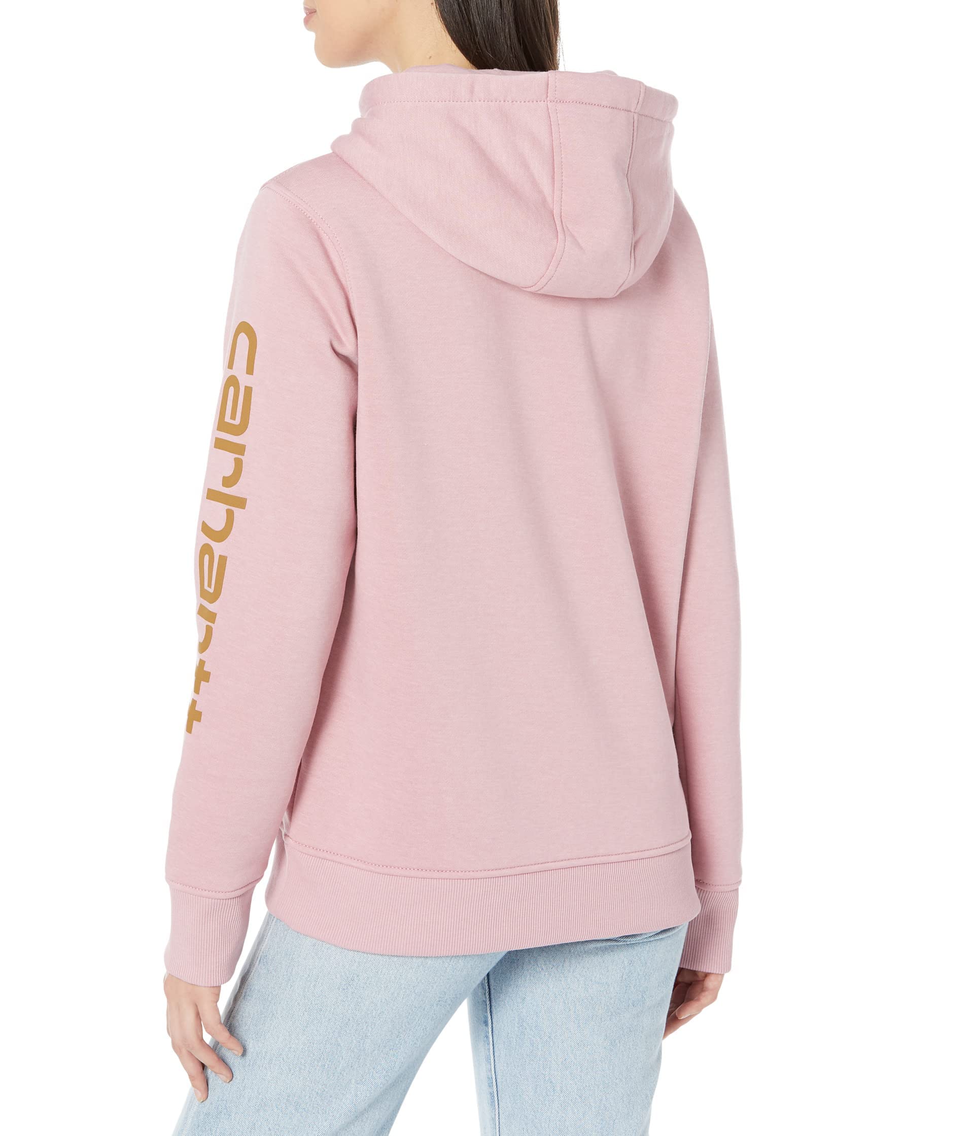 Carhkhjgartt Women's Clarksburg Graphic Sleeve Pullover Sweatshirt