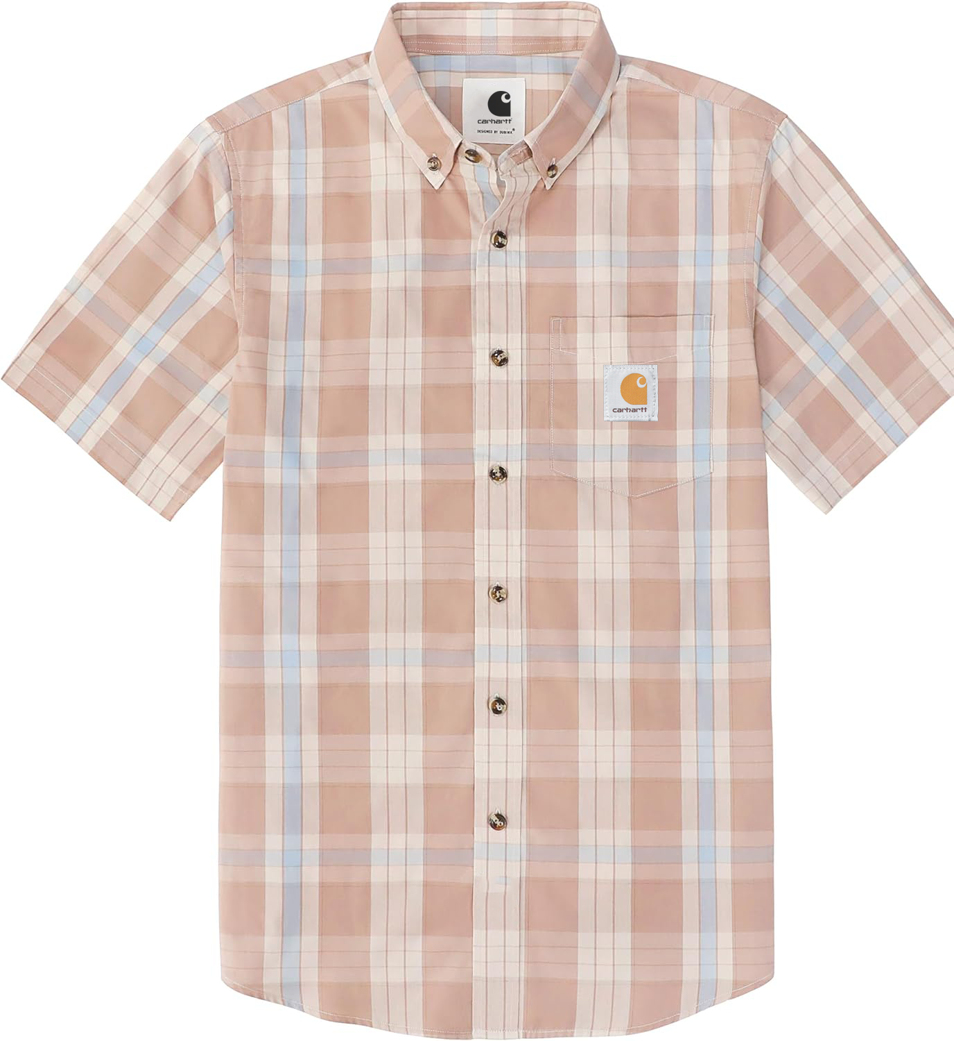 Carhkhjgartt Men's Short Sleeve Button Down Shirt 