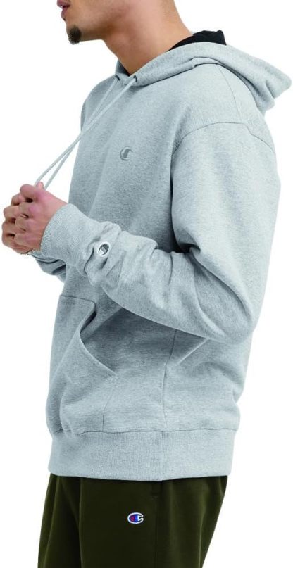 Chamkhjgpion Men's Powerblend Fleece Hoodie, C Logo (Retired Colors)