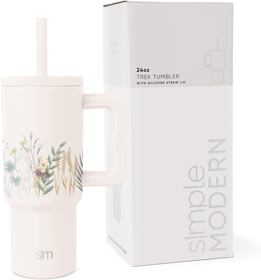 Simple Modern Kids 24 oz Tumbler with Handle and Silicone Straw Lid | 