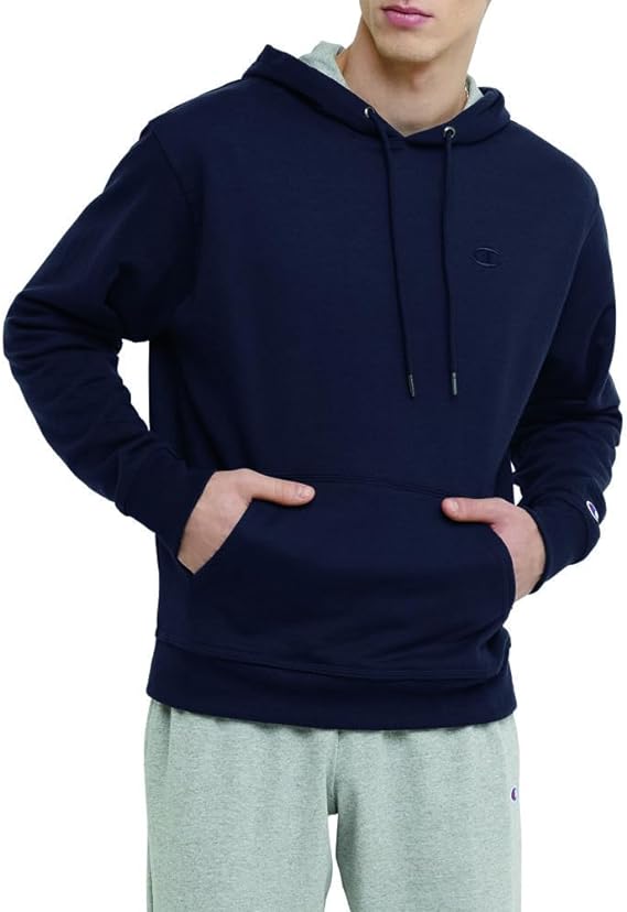 Chamkhjgpion Men's Powerblend Fleece Hoodie, C Logo (Retired Colors)
