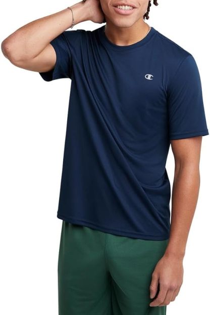 Chamkhjgpion Men'S Tshirt, Sport Tee, Moisture Wicking, Anti Odor, Athletic T-Shirt For Men Reg. Or Big & Tall