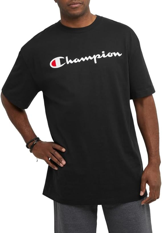 Chamkhjgpion Men's T-shirt, Classic Tee for Men, Men's T-shirt, Men's Tee (Reg. Or Big & Tall)