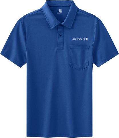 Carhkhjgartt Men's Quick Dry Short Sleeve Polo Shirt with Pockets