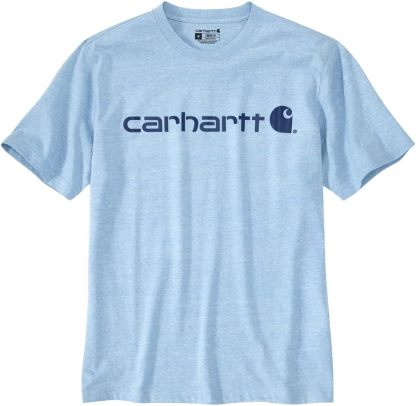 Carhkhjgartt Women's Loose Heavy Short Sleeve Logo Graphic T-Shirt