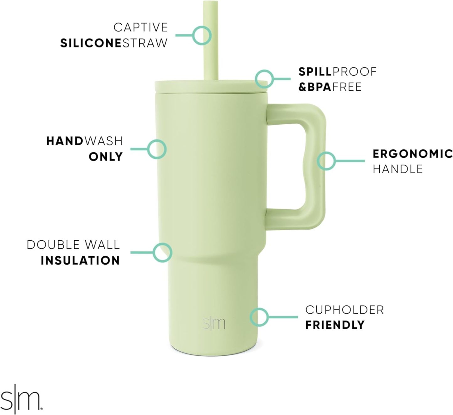 Simple Modern Kids 24 oz Tumbler with Handle and Silicone Straw Lid | Spill Proof and Leak Resistant | Reusable Stainless Steel Bottle | Gift for Kids Boys Girls | Trek Collection | 80s Mix