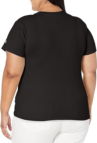 Chamkhjgpion Women'S Tshirt, Classic Short Sleeve Tshirt Lightweight Tee For Women, Script Logo Plus Size Available