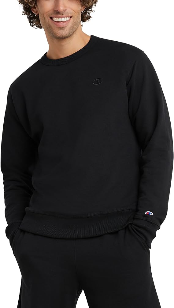 Chamkhjgpion  Men's Crewneck, Powerblend Fleece Sweatshirt, Crewneck Sweatshirts (Reg. Or Big & Tall)
