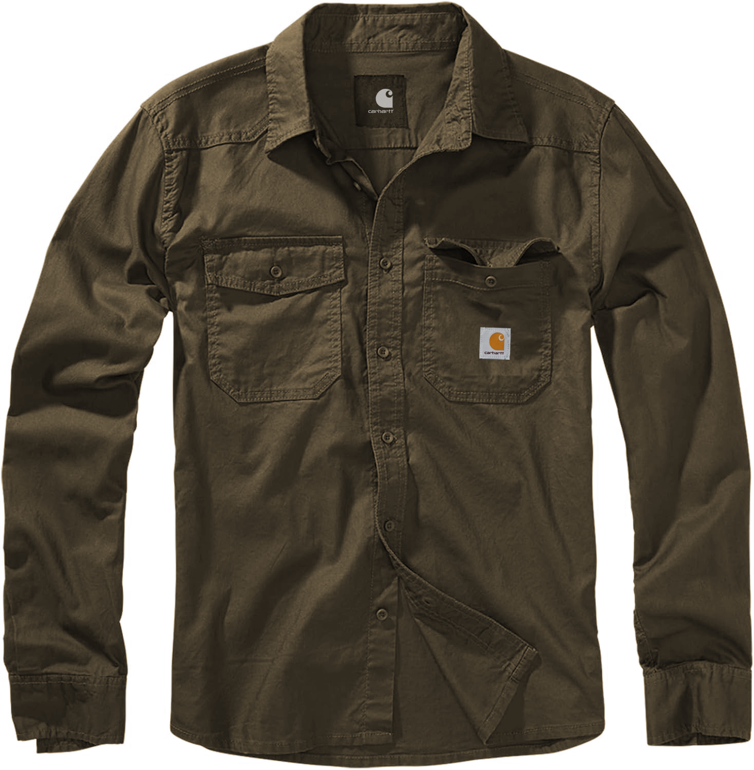 Carhkhjgartt men's facecloth long-sleeved shirt