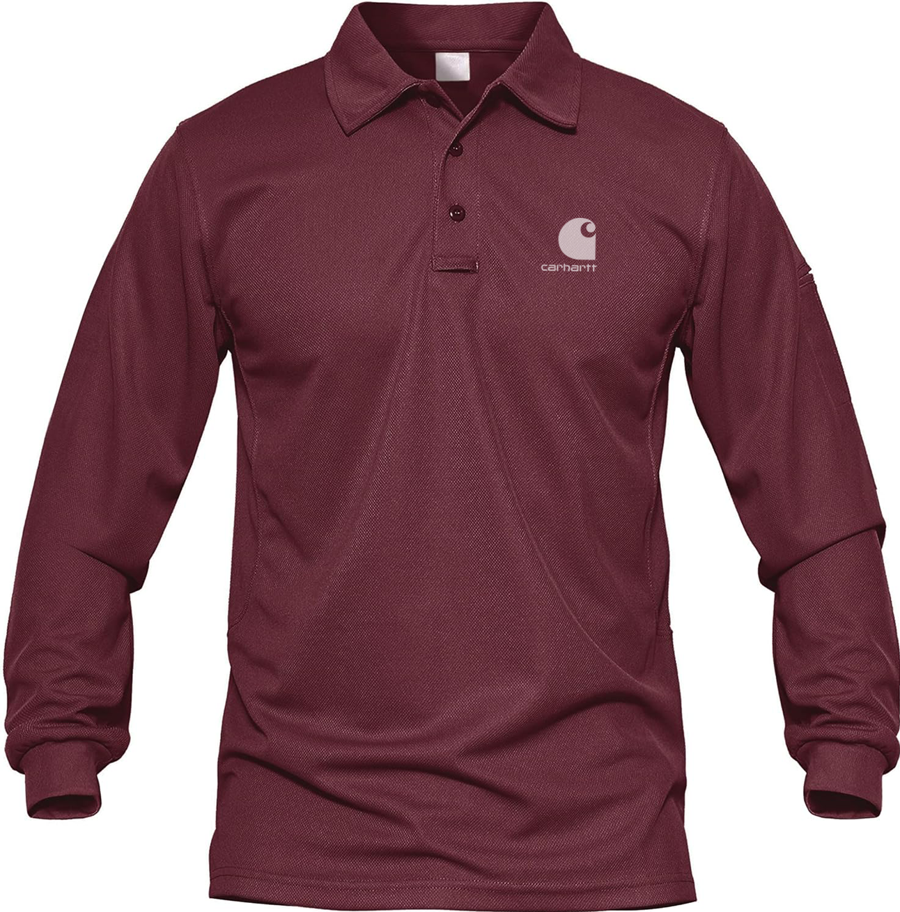 Carhkhjgartt Men's Quick Dry Long Sleeve Polo Shirt