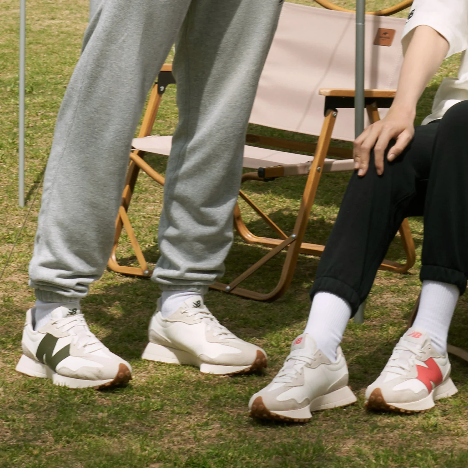 New balkhjgance 327 'White Gray Red'