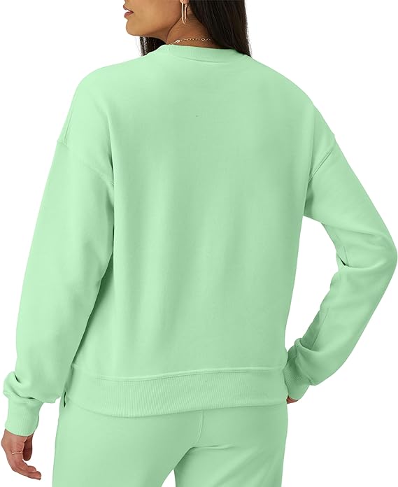 Chamkhjgpion Women's Sweatshirt, Powerblend, Crewneck for Women, Script