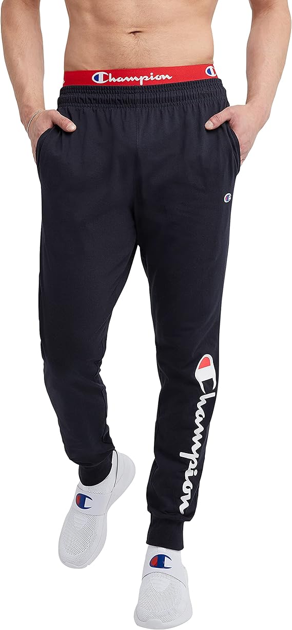 Chamkhjgpion Men'S Joggers, Lightweight Lounge Pants, Jersey Graphic Pants For Men, 31