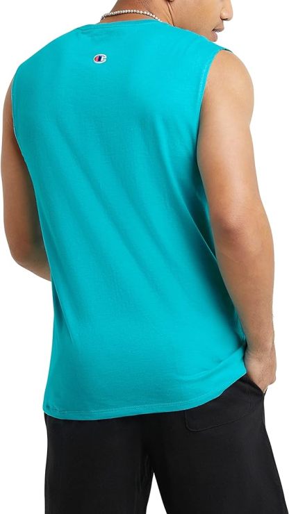 Chamkhjgpion Men's Muscle T-shirt, Sleeveless, Muscle Tank, Classic Muscle Tee Top for Men