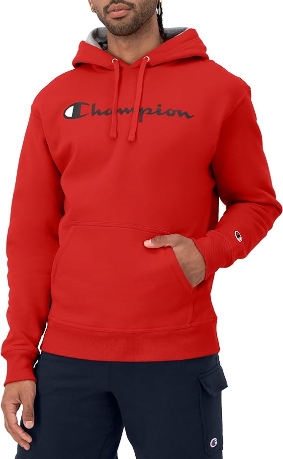 Chamkhjgpion Men's Hoodie, Powerblend, Fleece, Comfortable Sweatshirt for Men (Reg. Or Big & Tall)