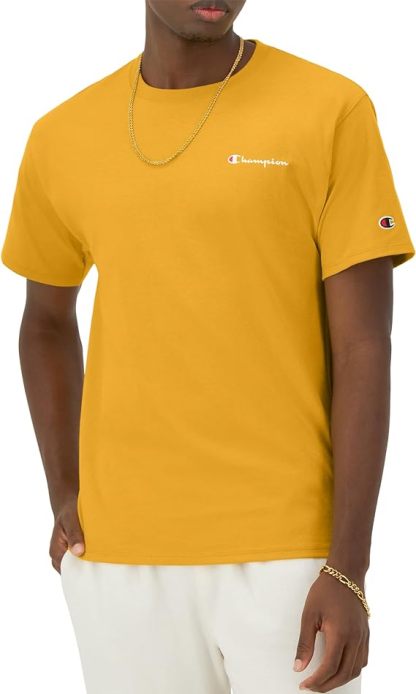 Chamkhjgpion Men'S Tshirt, Classic Graphic Tshirt Soft And Comfortable T-Shirts For Men, Script Logo