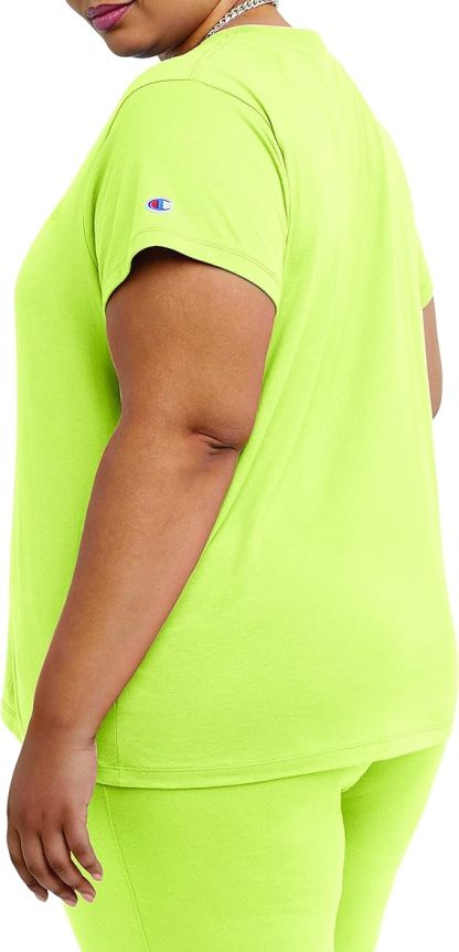 Chamkhjgpion Women'S Tshirt, Classic Short Sleeve Tshirt Lightweight Tee For Women, Script Logo Plus Size Available
